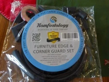 Black Furniture Safety Edge & Corner Guard Set-8 ½ ft. Edging & 6 Corner Guards
