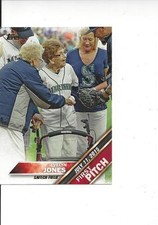 2016 Topps 1 First Pitch Evelyn Jones Seattle Mariners FP 5