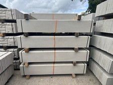 6X1 REINFORCED SMOOTH CONCRETE GARDEN BASE PANELS / GRAVEL BOARDS ~ NEW