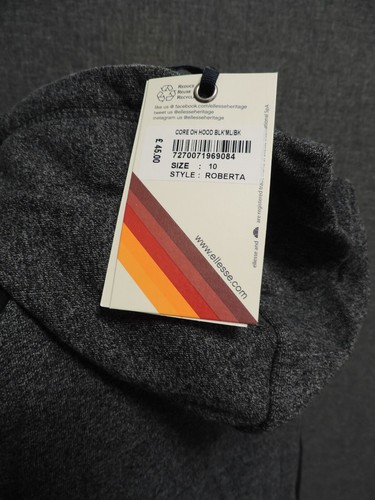 Ellesse Roberta Hooded Sweatshirt Grey UK 10 RRP £45 Ln042 BB 11 - Picture 6 of 6