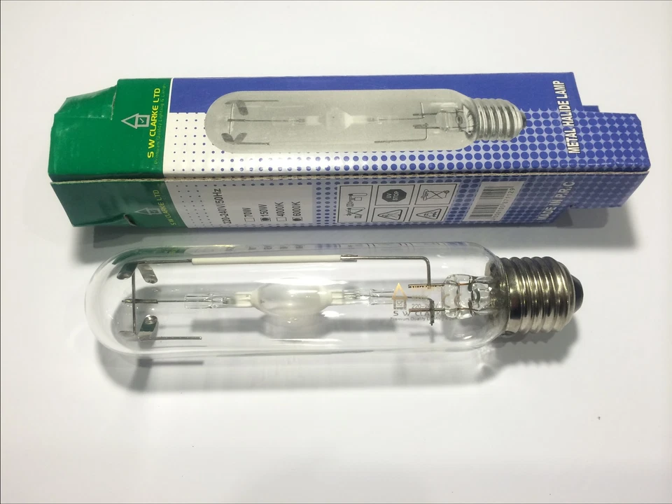 PREMIUM LONG LIFE METAL HALIDE TUBULAR LAMP 150W E27 CAP 4000K COOL WHITE HID - Image 2 of 4