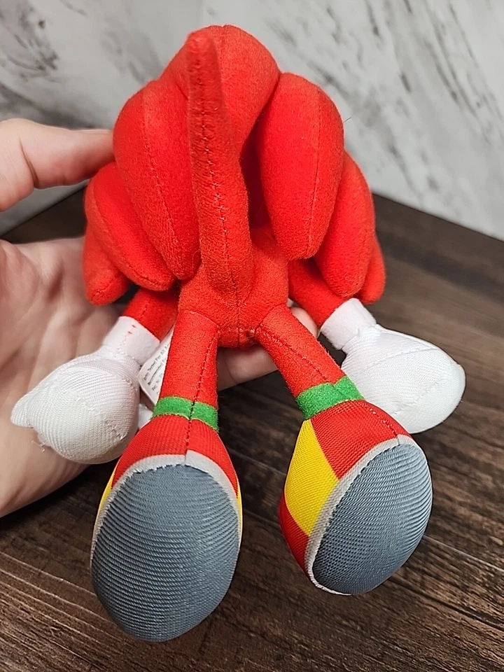 ☆NICE☆ ~Red костяшки Sonic еж плюшевая игрушка 7,5» ~ ☆ Бесплатная доставка☆ - Изображение 3 из 4