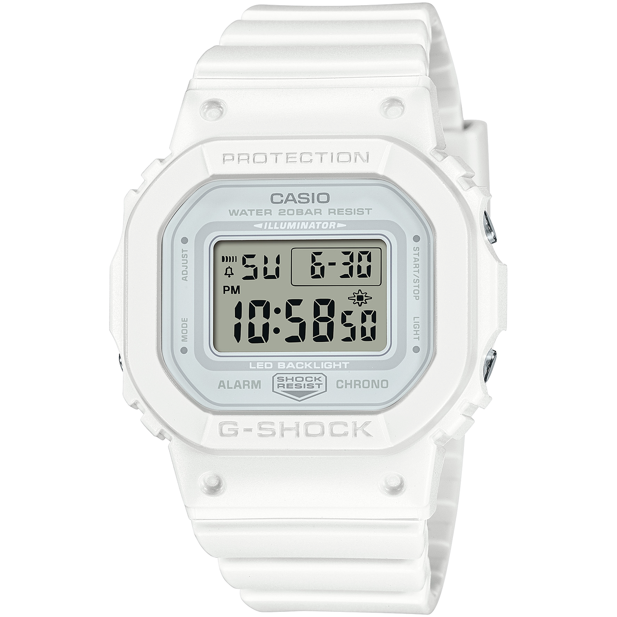 CASIO G-SHOCK GMD-S5600BA-7JF Digital Quartz Watch All White 40.5