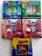 Lot-5-Build Kit Blokko ACTION Heroes Collection Mini Figures 2/pc in each Box