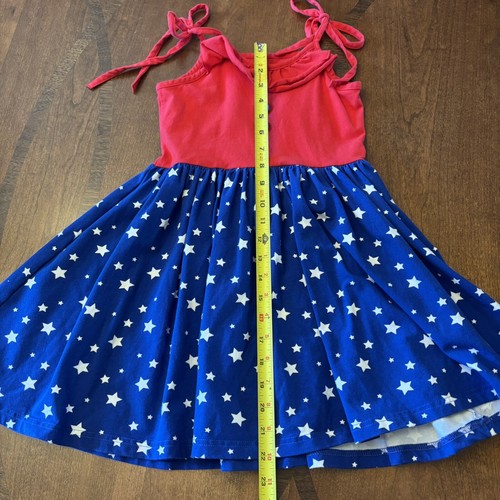 Eleanor Rose Knit Judy Tank Dress 6/7 Red White Blue Stars Patriotic - Picture 8 of 8