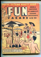 FUN PARADE #43-1949-HARVEY-BATHING BEAUTIES-SAD SACK-BOB POWELL-KITTY CARSON-vg