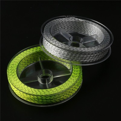 Fly-Line Backing, Fliegenschnur, Double Color, Weiss-Schwarz oder Gelb-Schwarz