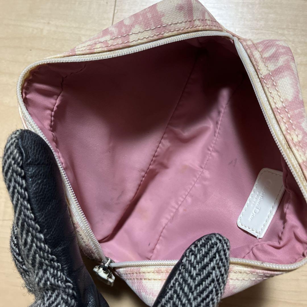 Christian Dior Trotter Cosmetic Pouch PVC No.1 Pink used | eBay