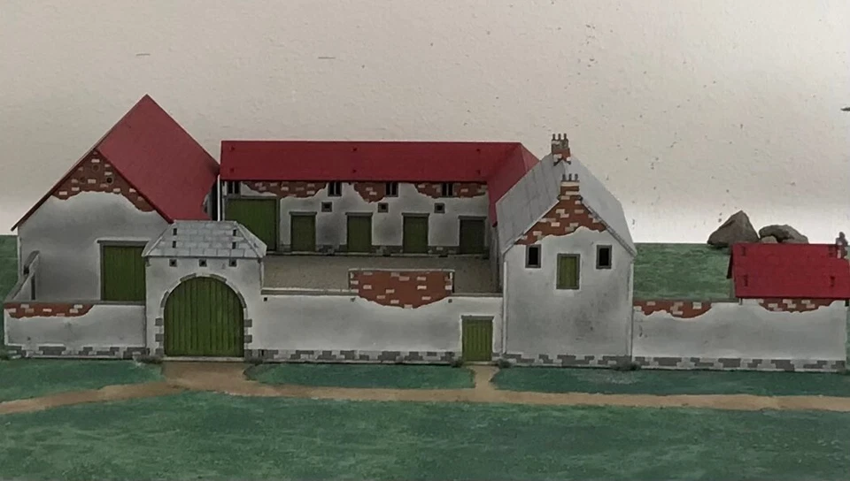 Juego de figuras pintadas a mano La Haye Sainte Plus escala 1/72 ITALERI 6197 sin pintar Foto 4 de 4