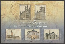 Belgium - Sheet - 2019 - COB BL281** - Squares in the city of Leuven - MNH -
