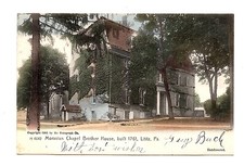 Vintage RRPC Lititz PA Pennsylvania Moravian Chapel Lancaster County Postcard 2