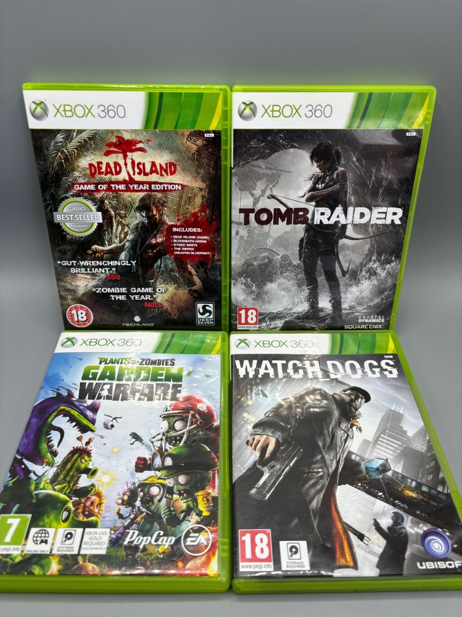 Dead Island, Tomb Raider, Plus Two More Microsoft Xbox 360