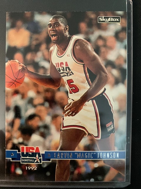 Magic Johnson Earvin Johnson Basketball Card 87 Skybox EBay