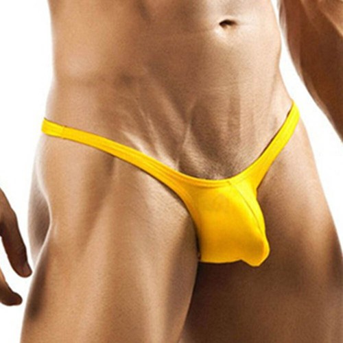 Bikini uomo sexy marsupio perizoma perizoma jockstrap nuoto vita bassa slip intimo - Foto 12 di 17