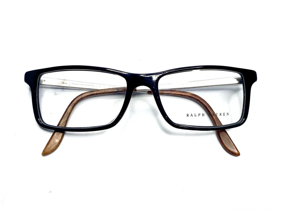 Новый Ralph Lauren черный прямоугольный очки серебряные шаблоны RL 6128 5509 53 16 145 - Изображение 4 из 4