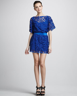 bcbgeneration lace dress Hannah Engineered Lace Dress main image 1