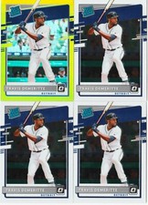 TRAVIS DEMERITTE ROOKIE 4 CARD LOT 2020 OPTIC LIME GREEN PRIZM RATED RC #65 BASE