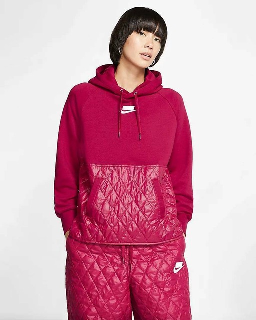 quilted fleece pullover