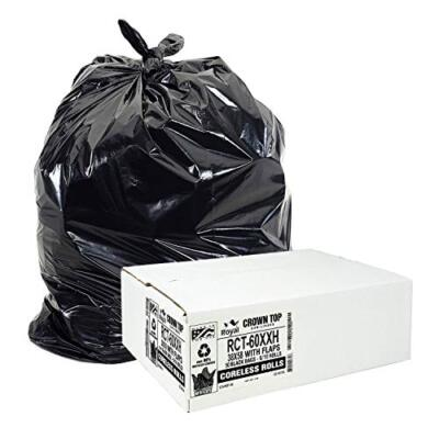 #ad Aluf Plastics 55 Gallon Trash Bags Heavy Duty Huge 2.0 Assorted Styles $4223.39