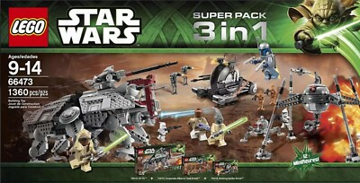 LEGO 66473 Star Wars Super Pack 3-in-1 Combo 75015, 75016, 75019