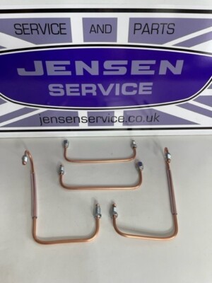 JENSEN C-V8 & EARLY INTERCEPTOR MK 1 DUNLOP FRONT BRAKE CALIPER LINK PIPE KIT