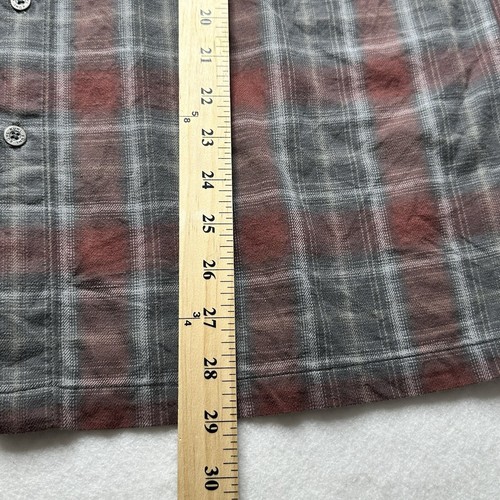 KUHL Dillinger Flannel Shirt Men’s XL Red Gray Plaid Button Up Outdoor Hiking - Picture 14 of 15