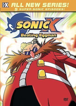 Sonic X Anime Dub Dvd 4Kids TV Pure Chaos Doubleshot