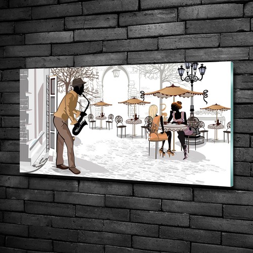 Tableau Décoratif Sur Verre Trempé Tulup 100x50cm - Motif Zèbre Noir Et Blanc, Style Moderne