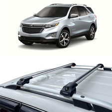 Roof Racks Cross Cargo Bars for Chevrolet Equinox 2018-2025 Gray Aluminum