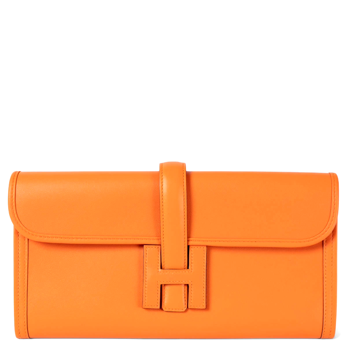 69090 auth HERMES Orange Swift leather JIGE 29 Clutch Bag | eBay 69090 auth HERMES Orange Swift leather JIGE 29 Clutch Bag | eBay