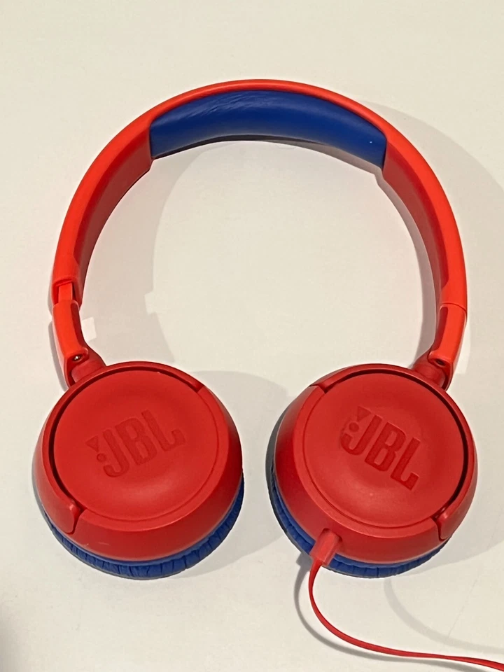 Auriculares intrauditivos con cable JBL JR300 ORIGINALES para niños - rojo araña/azul Foto 2 de 4