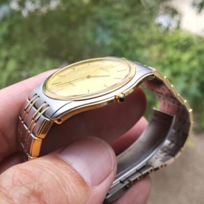 Seiko Laurel 2F50-0310 Stainless Steel 22KT SGP20 18KT