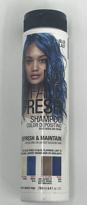 #ad No Fade Fresh Shampoo Color Depositing Bond Rebuild Repair Blue Blast 6.4 fl oz $11.99