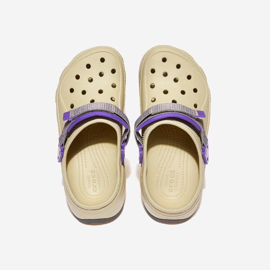 NEW CROCS CLASSIC HIKER XSCAPE CLOG 208365-2CF BONE