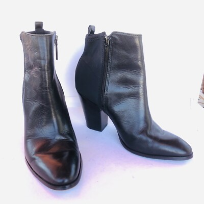Donald J Pliner Ankle Boots Mens Size 8.5 M Leather Boots Zipper  Black Donald Pliner Ankle Boots Womens 7.5M Cazzie Black Leather  main image 3