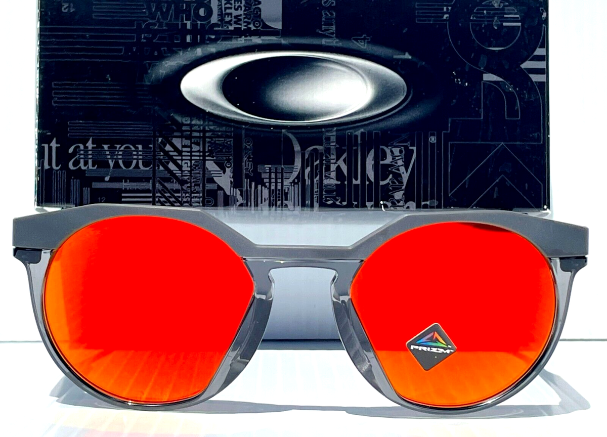 小物 Oakley HSTN matte carbon HSTN Prizm Ruby Lenses, Matte Carbon Frame Sunglasses