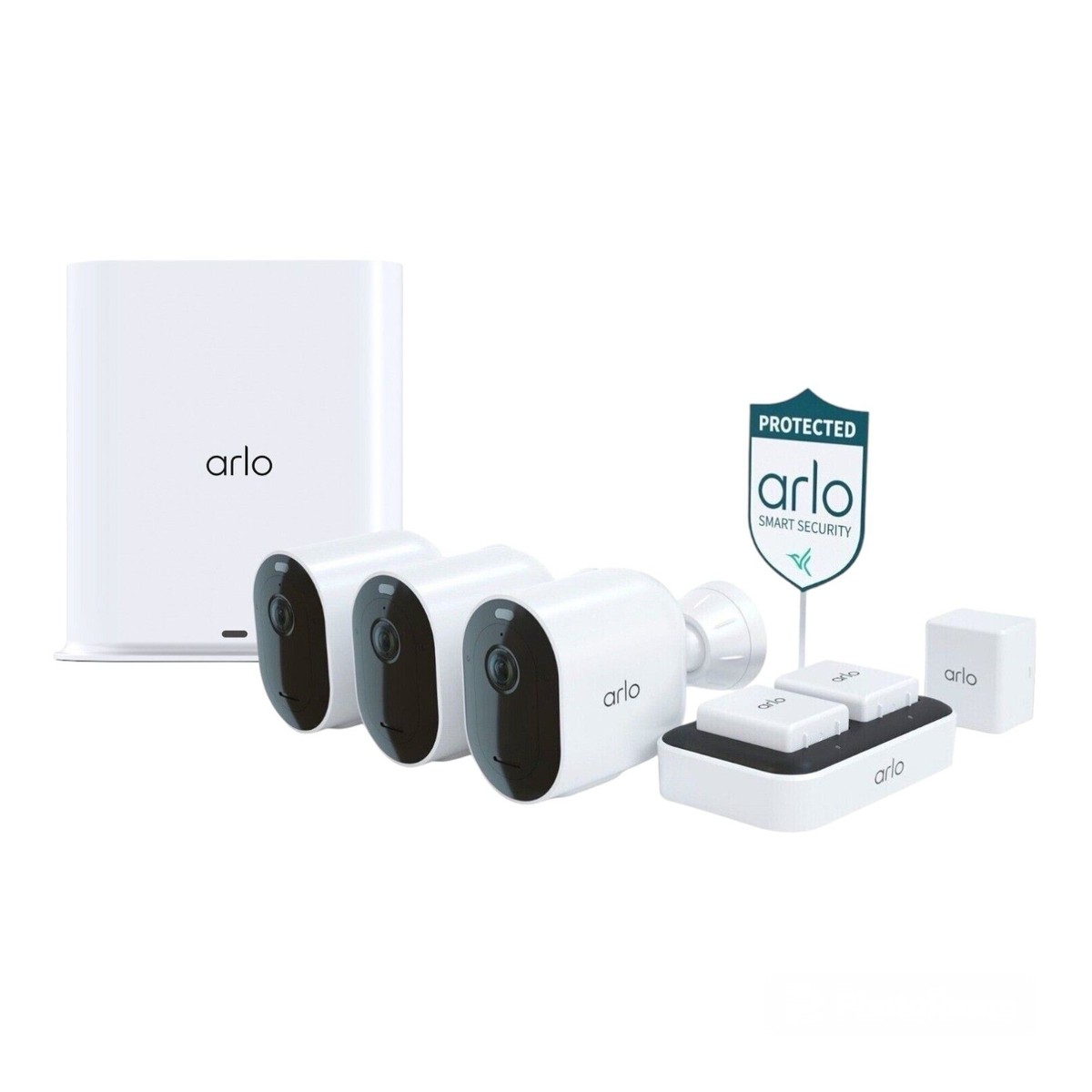 Arlo Pro Wireless 2K Camera Security System SmartHub and Color