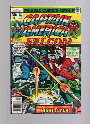 Captain America & Falcon #213 - Red Skull Appearance - High Grade Minus
