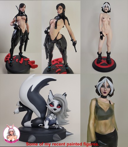 Digital Dark Angewomon Figure 3D Printed PAINTED / Unpainted resin model GK FUTA - Picture 15 of 16