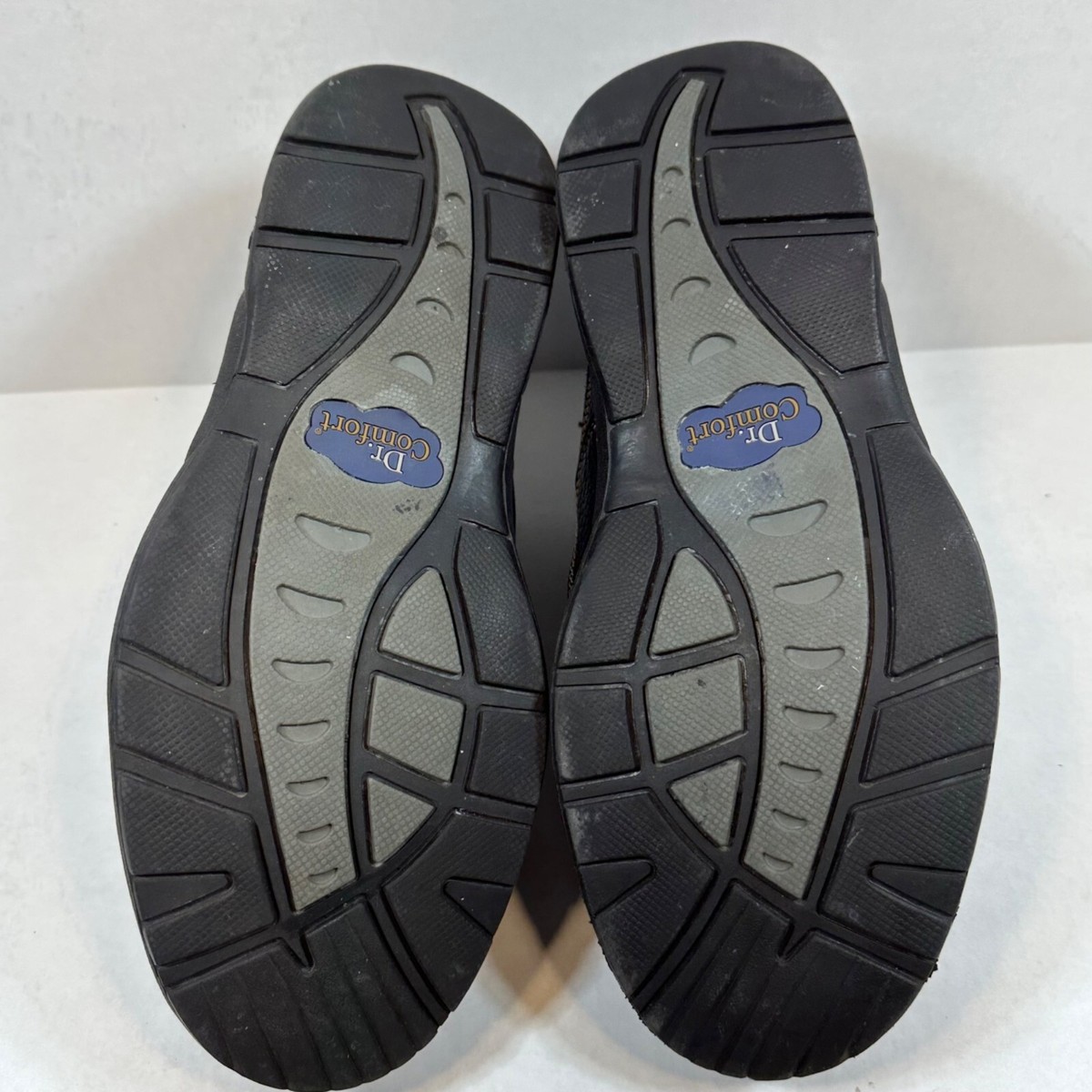 Dr Comfort Edward X Depth 10.5 W Black Leather 9610 Diabetic Velvet Lining Dr. Comfort Edward X Men's Double Depth Casual Shoe  main image 4