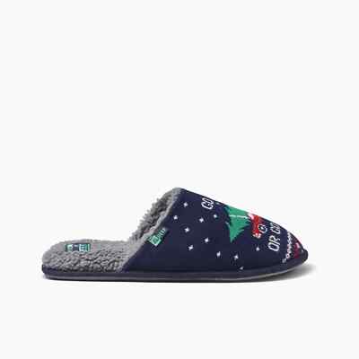 NEW REEF X TIPSY ELVES Mens Go Big Or Go Home Slippers Size 7 SLIP ON CI5834 NEW MENS REEF X TIPSY ELVES GO BIG OR GO HOME SLIPPERS SIZE  main image 4
