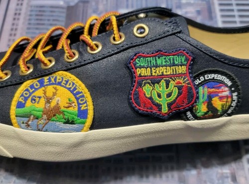 Polo Ralph Lauren Nelson Southwest Polo Expedition Sneaker Sz 8.5 01087 J22 New - Picture 8 of 11