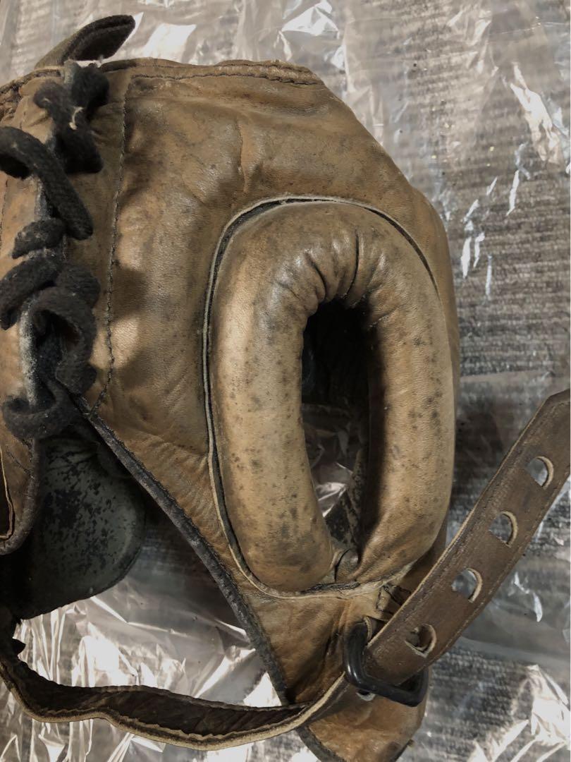 Winning Boxing Vintage Initial Old Logo Head Gear Face Guard H