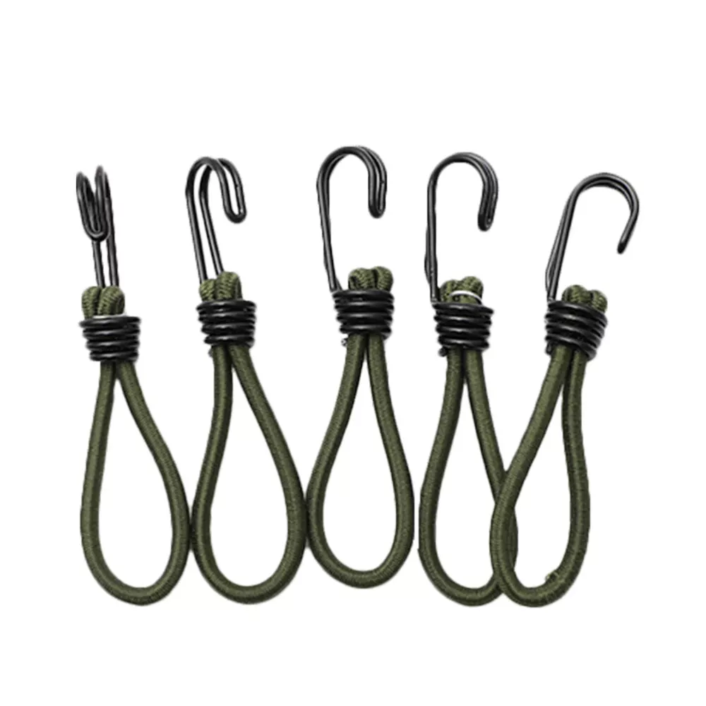 4pcs bungee rope hooks Elastic Rope Buckle Bungee Cords with