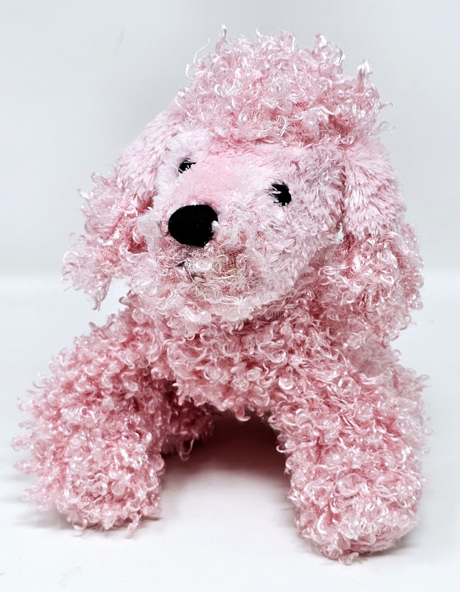 Ganz Pink Poodle Webkinz Puppy Dog Stuffed Animal Plush Toy 8