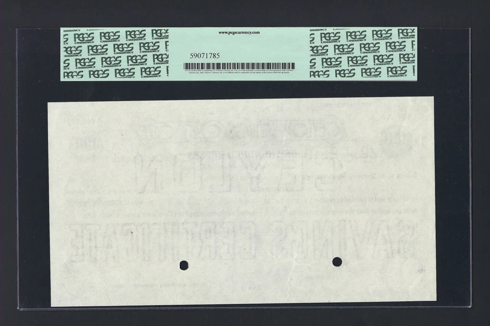 Ceylon - Saving Certificate 100 Rupees 19** Specimen Uncirculated - Image 2 of 2