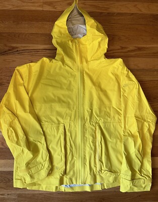 Nike Storm-Fit ADV Tech Pack Women s Rain Jacket Size Small-T Yellow Hooded New