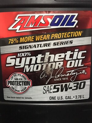 Amsoil Signature Series 5W-30 Synthetic Motor Oil (1 Gallon) 25K