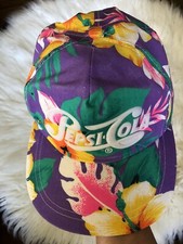 Chapeau Pepsi Cola imprimé hawaïen