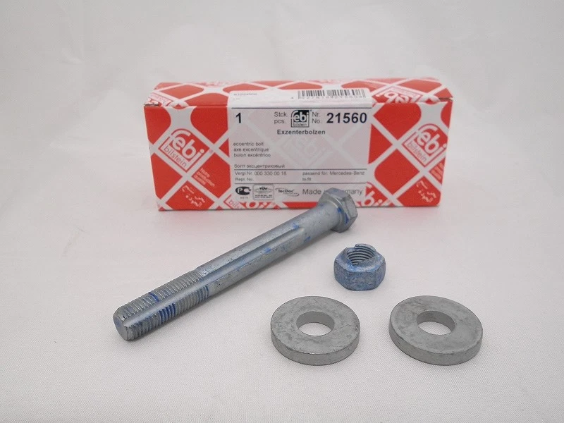 Juego de 4 kit alineación inclinación delantera mercedes w203 w209 w211 w215 w220 w219 febi Foto 3 de 3